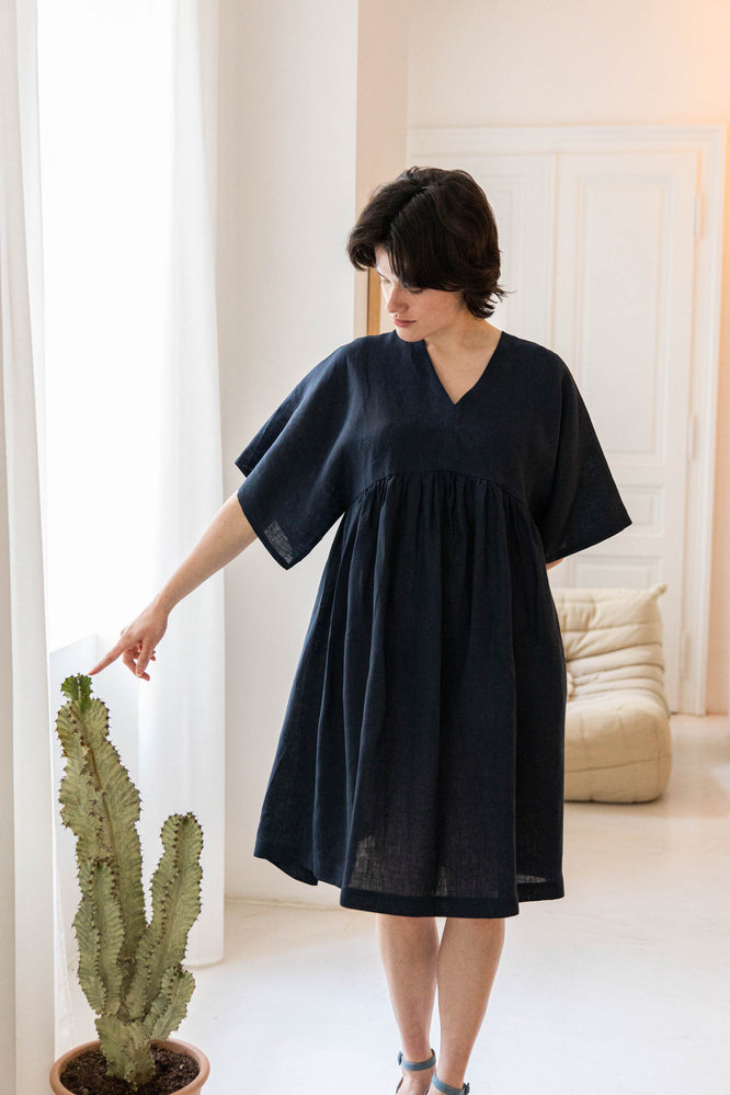 MINNA DRESS MIDNIGHT BLUE - WE BANDITS