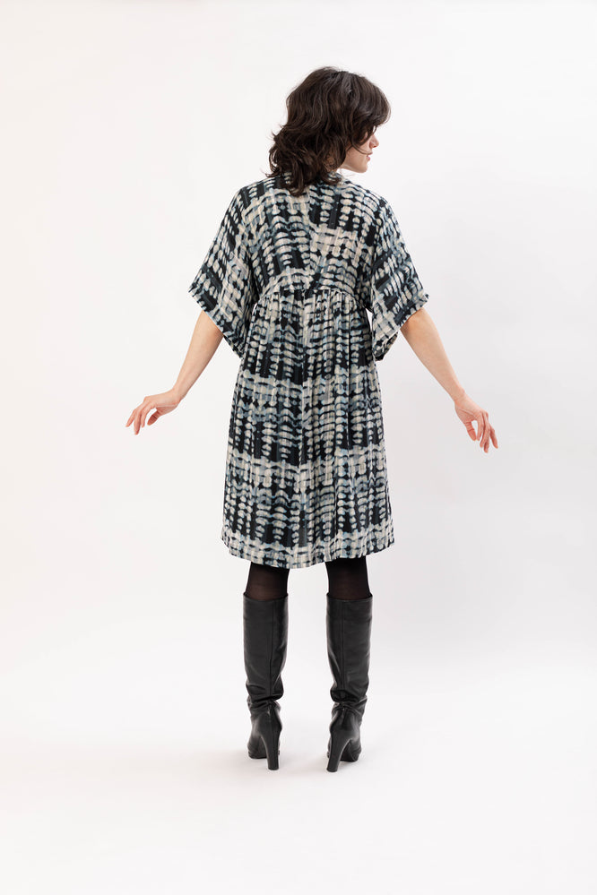 MINNA DRESS STALACTITE BLUE - WE BANDITS