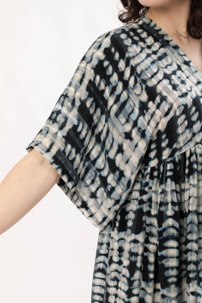 MINNA DRESS STALACTITE BLUE - WE BANDITS