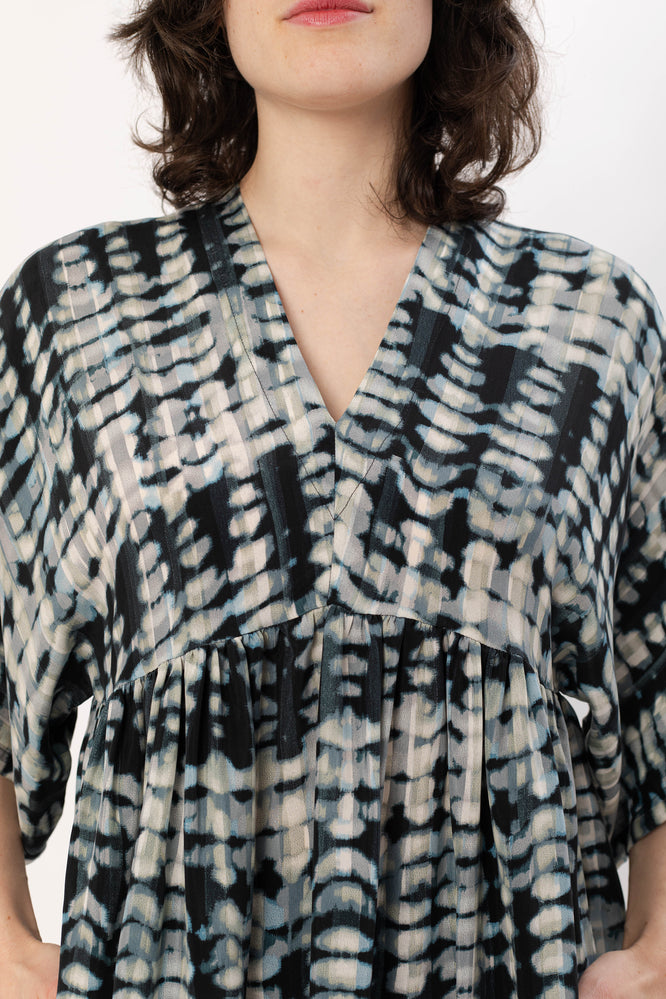 MINNA DRESS STALACTITE BLUE - WE BANDITS