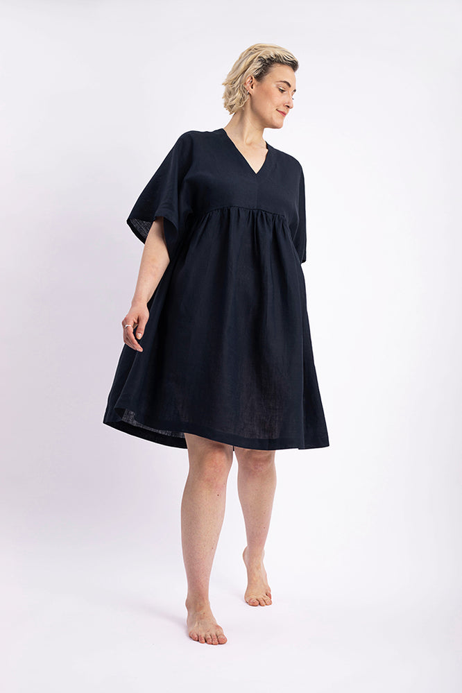 MINNA DRESS MIDNIGHT BLUE - WE BANDITS
