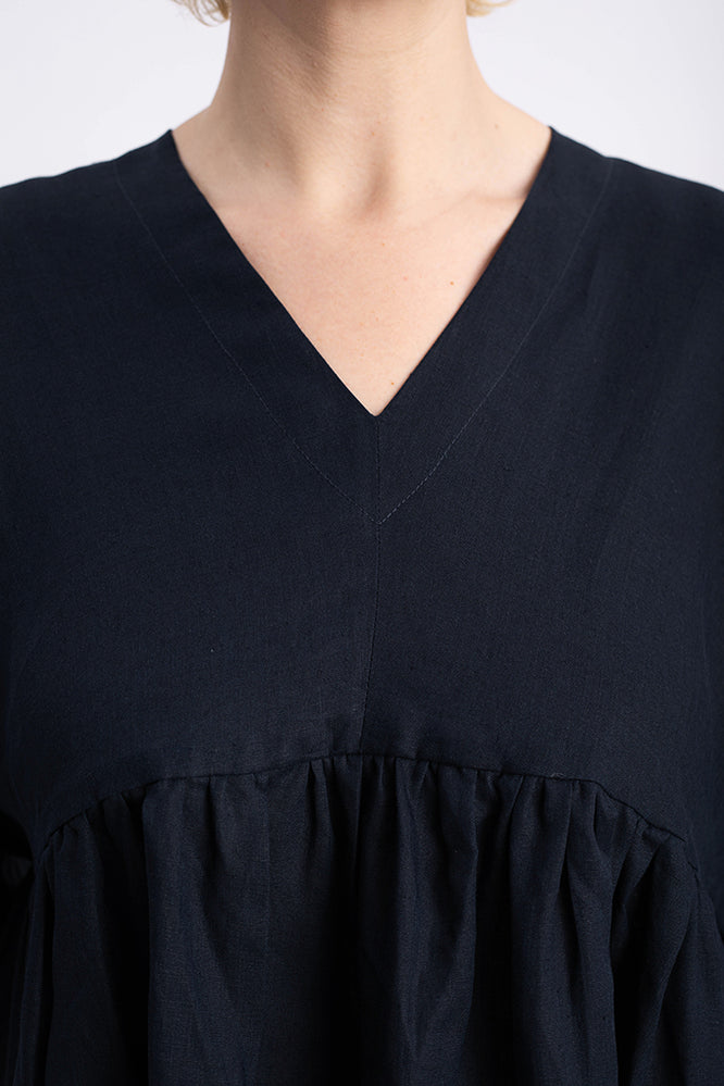 MINNA DRESS MIDNIGHT BLUE - WE BANDITS