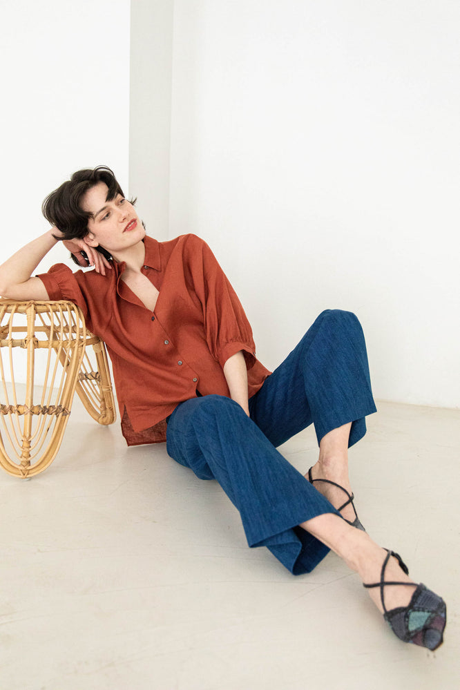 SUSA BLOUSE CINNAMON - WE BANDITS