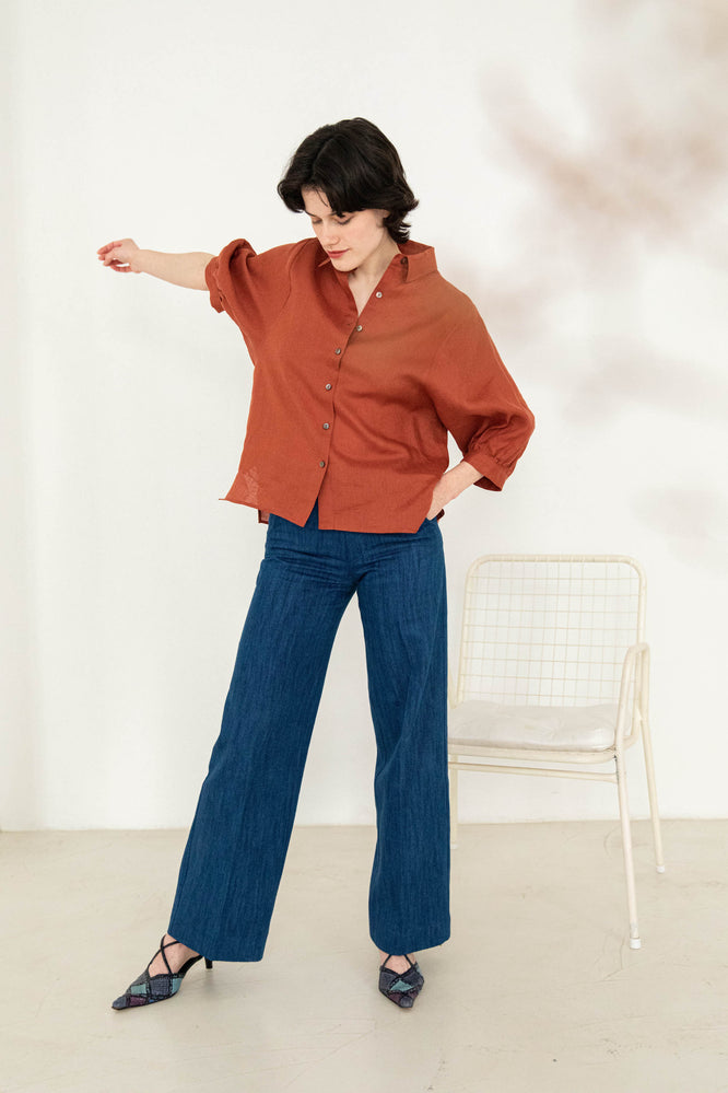 SUSA BLOUSE CINNAMON - WE BANDITS