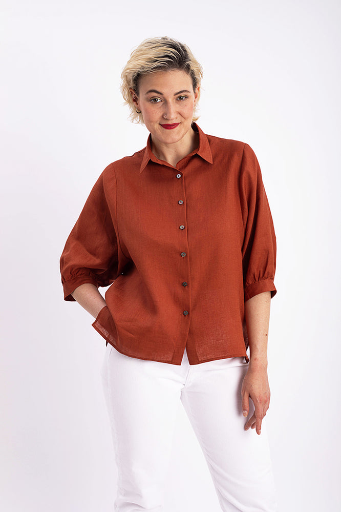 SUSA BLOUSE CINNAMON - WE BANDITS