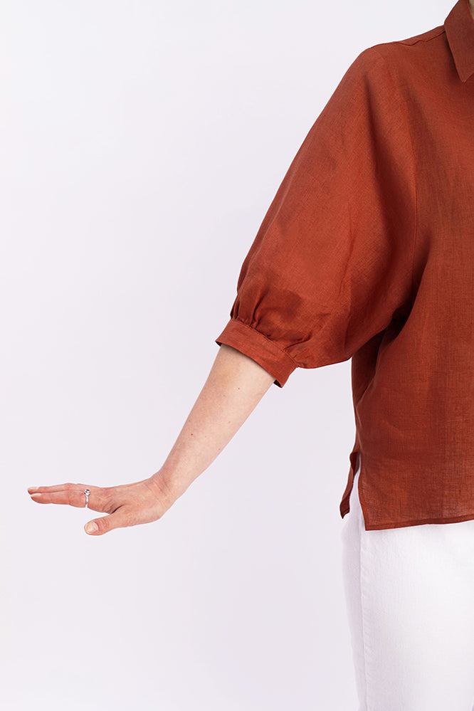 SUSA BLOUSE CINNAMON - WE BANDITS