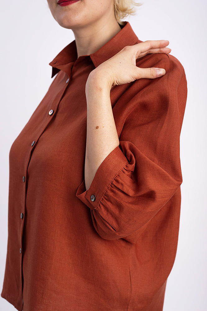 SUSA BLOUSE CINNAMON - WE BANDITS