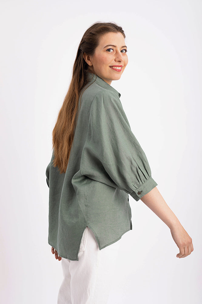 SUSA BLOUSE MOSS GREEN - WE BANDITS