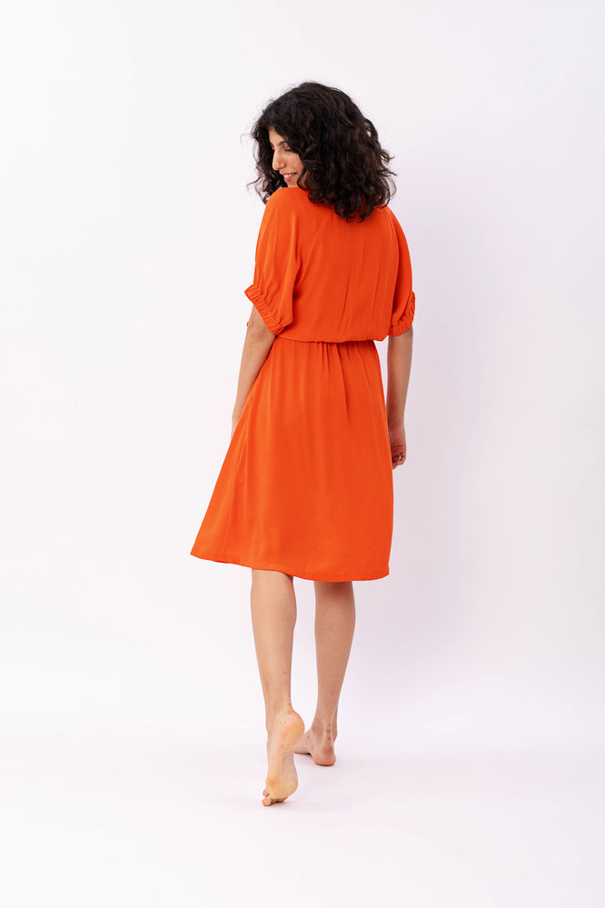 TAYLOR DRESS EMBER ORANGE - WE BANDITS