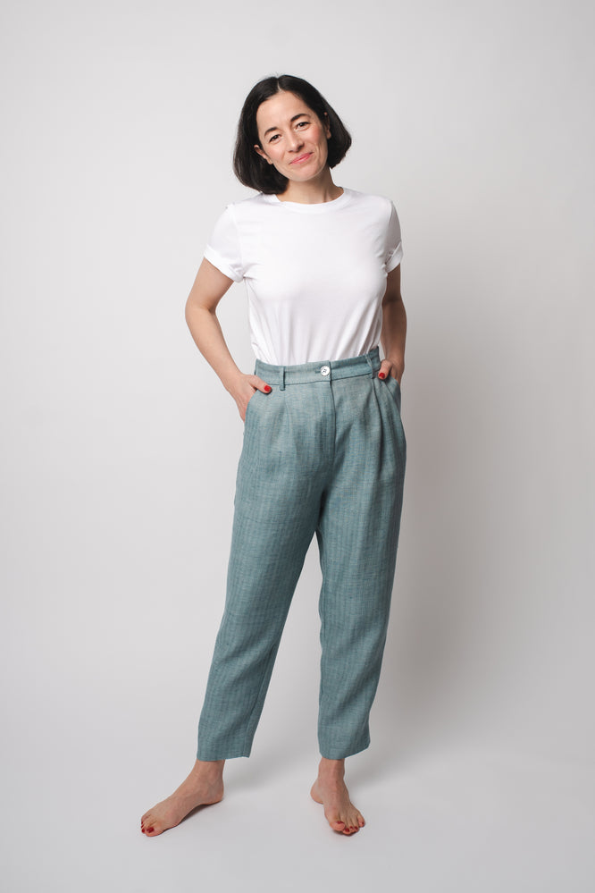MEL PANTS PEACOCK GREEN - WE BANDITS