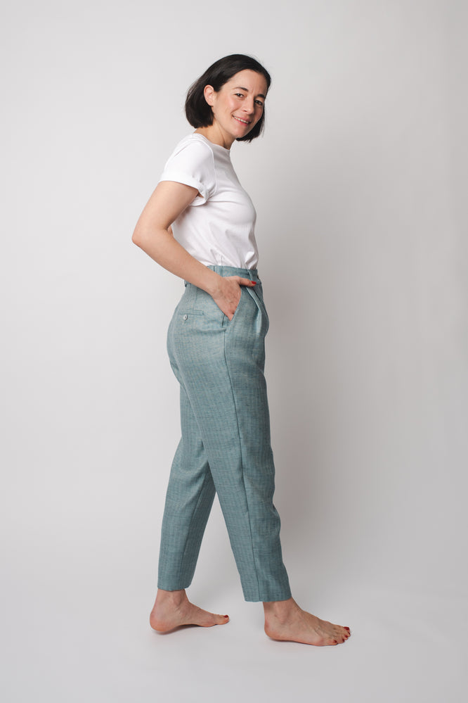 MEL PANTS PEACOCK GREEN - WE BANDITS