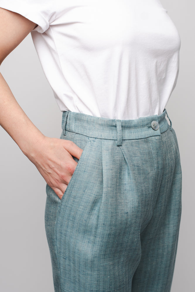 MEL PANTS PEACOCK GREEN - WE BANDITS