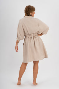 LARA SKIRT OAT GREIGE  - WE BANDITS