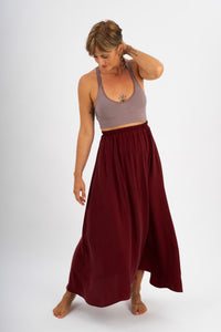 MARI SKIRT BORDEAUX RED - WE BANDITS
