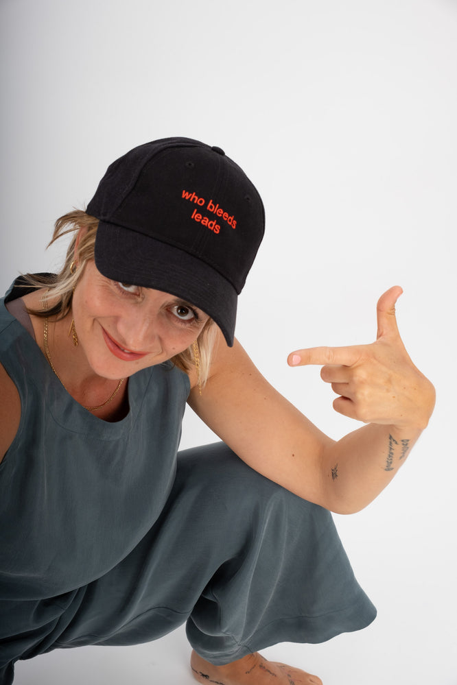 WHO BLEEDS-GERSIN CAP BLACK/RED - WE BANDITS