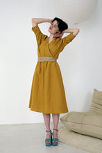 Load image into Gallery viewer, FRIEDA DRESS GOLDEN OLIVE - WE BANDITS
