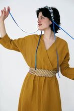 Load image into Gallery viewer, FRIEDA DRESS GOLDEN OLIVE - WE BANDITS
