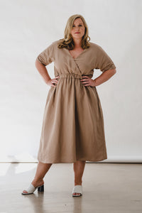 JUDY DRESS BISCOTTI BEIGE - WE BANDITS