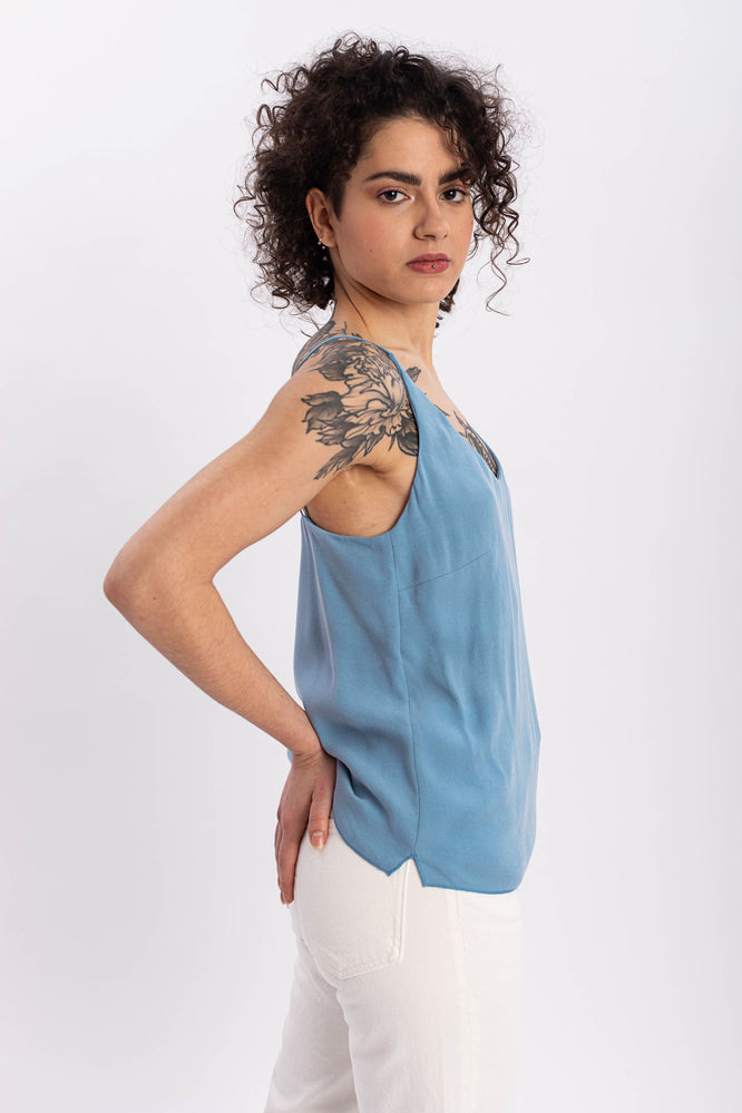 CARLA TOP ARCTIC BLUE  - WE BANDITS
