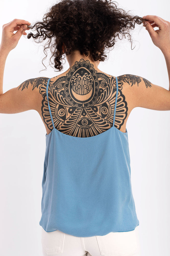 CARLA TOP ARCTIC BLUE  - WE BANDITS