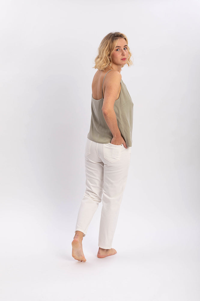 CARLA TOP ARTICHOKE GREEN  - WE BANDITS