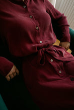 Load image into Gallery viewer, HAYA DRESS BORDEAUX RED - WE BANDITS
