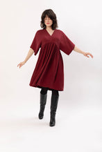 Load image into Gallery viewer, MINNA DRESS BORDEAUX RED - WE BANDITS

